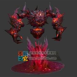 火焰 妖怪 巨人 魔法 模型