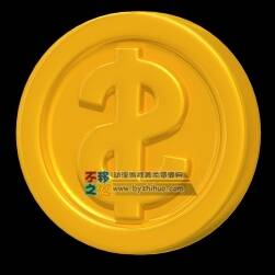 金幣 3D模型