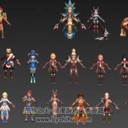 【武器大師】全部角色/怪物/武器 3D模型