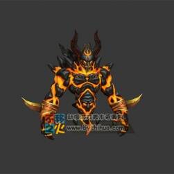 惡魔 幽靈 熔巖 魔鬼 模型