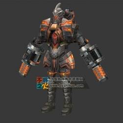 未來(lái) 科技 熔巖機(jī)器人 戰(zhàn)士模型