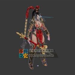 美女 性感 女將軍 戰(zhàn)神 模型