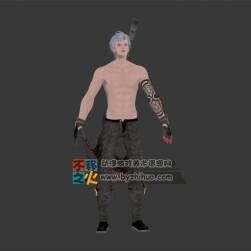 年輕男性武士 Max高模