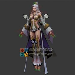 白發(fā) 水神 神仙 仙女 模型