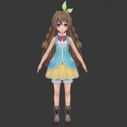 少女 蘿莉  女孩 市民模型