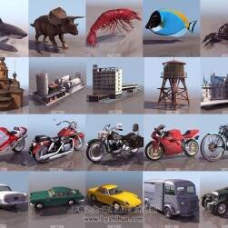 【500個(gè)3ds常用模型庫(kù)】3ds max 500 Models And Textures
