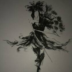 董哲 素顏執(zhí)傘染青黛 插畫圖集賞析 43P