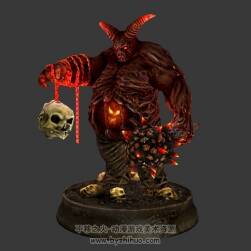 惡魔雕像 3D模型
