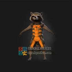 漫威宇宙銀河護(hù)衛(wèi)隊角色火箭浣熊模型