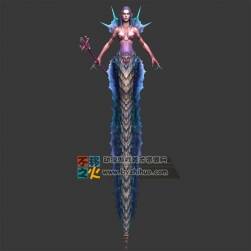 神魔大陸 娜迦女戰(zhàn)士模型