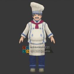中年男人 廚房 廚師 市民模型