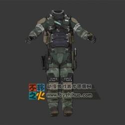 次世代警衛(wèi)迷彩服模型