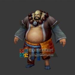 和尚 絡腮胡 兇惡 模型