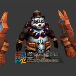 魔獸 熊貓人 戰(zhàn)士 盾牌 模型