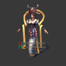 法師 祭祀 蛇妖 模型