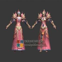 女戰(zhàn)士 無(wú)綁 鎧甲 頭盔 模型