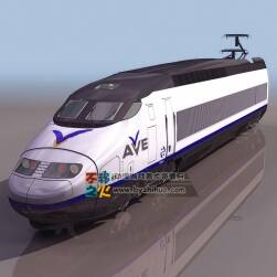高鐵車 車頭 3DS模型