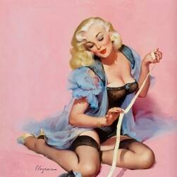 俏麗女郎 招貼畫合集 插畫大師吉爾·艾爾夫格蘭（Gil Elvgren）