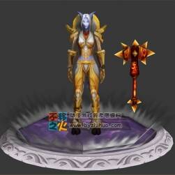 魔獸世界 WOW 德萊尼圣騎士MM模型