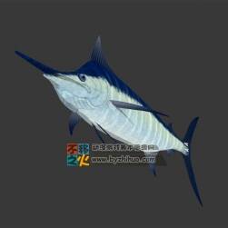 水族之劍魚 3DS模型
