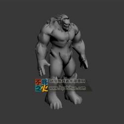 巨人 惡魔  怪物 白模 模型