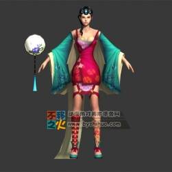 中國 古代 古裝 美女模型