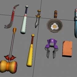 【小小槍王】手游武器道具人物模型大全