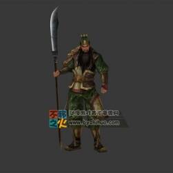 三國 武將 將軍 關(guān)羽 古裝  模型