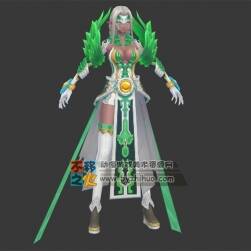 美女 御姐 精靈 法師 模型