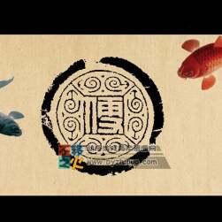 兩只戲水錦鯉 Max模型