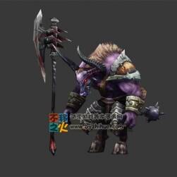 斧子 惡魔 牛妖 牛精 牛魔模型
