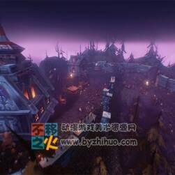 Unreal Engine 4 不死族村莊 場景模型 Undead Village