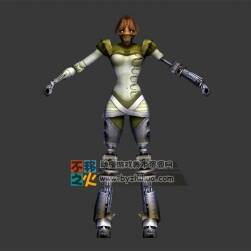 女 機械 怪物 喪尸 模型