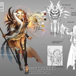 【神鬼傳奇】游戲角色原畫設定 含PSD源文件 523P