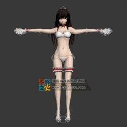 黑長發(fā) 美女 泳裝 模型
