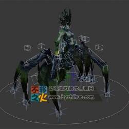 女妖 蜘蛛精 惡魔 妖怪 模型
