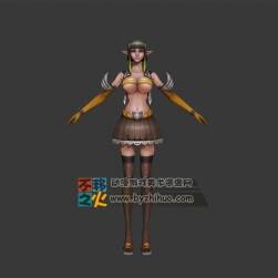 精靈 性感 少女 模型