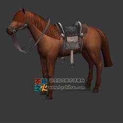 棕色馬 Max模型