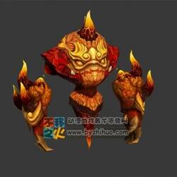 火焰 怪物 妖怪 熔巖 幽靈模型