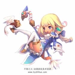 【夢幻龍族】韓國Q版角色原畫 帶PSD