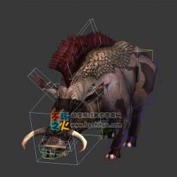 野豬 山豬 Max模型 含全套動作