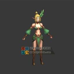 金發(fā) 妖精 精靈 模型