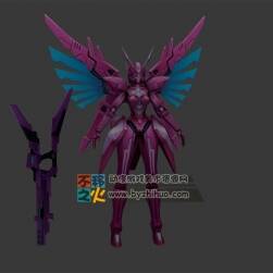 女機器人 機甲 鎧甲 戰(zhàn)斗 模型