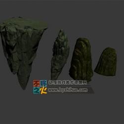 山崖模型