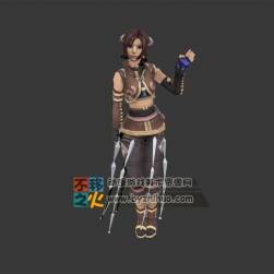 女孩 少女 村民 模型