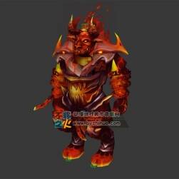 火焰牛魔模型