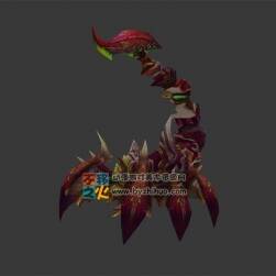 紅色魔蝎 Max模型