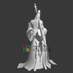前衛(wèi)浪蕩的武俠老道士 Max模型 含動作