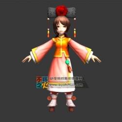 卡通 蘿莉 旗裝 格格模型