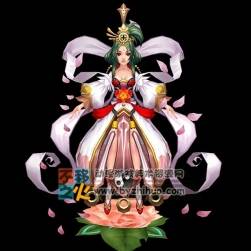 美少女 蘿莉 綠發(fā) 古裝 模型